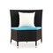 Manhattan Comfort Nightingdale 7-Piece Outdoor Dining Set in Sky Blue, White and Black, PK7 OD-DS001-SB - alternate 8